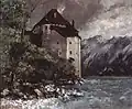Gustave Courbet: Zámek Chillon, 1873