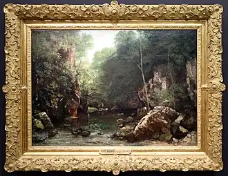 Gustave Courbet, Černý potok, 1865