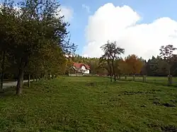 Hájovna Jelení Palouky u Malého Chlumce