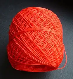 Často používaný bavlněný kordonet (30 tex x 2 x 3)