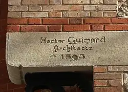 Hector Guimard – podpis