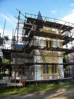 Kostel během rekonstrukce (2016)