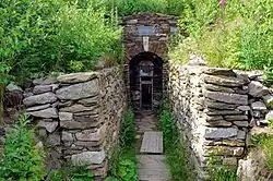 Vstup do štoly Kryštof