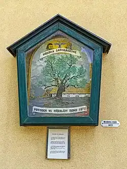 Pmětní deska povodně roku 1872