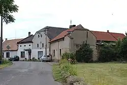 Domy v ulici směrem k Dolnímu Slivnu