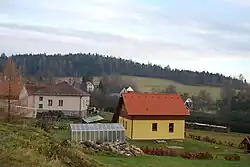 Pohled na část vesnice