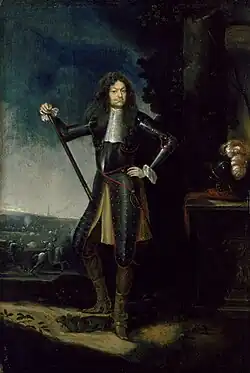 Raimondo Montecuccoli, vévoda z Melfi, autor Elias Grießler, rok 1670