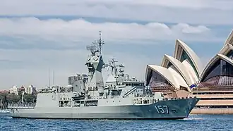 HMAS Perth (FFH 157) po modernizaci ASMD