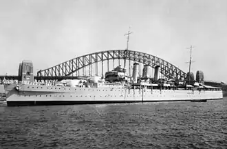 HMS Dorsetshire v Sydney, 1938