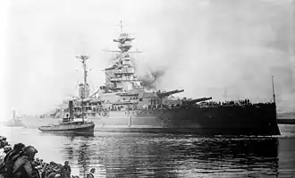 Ramillies v době po dokončení