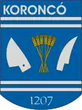 Koroncó – znak
