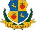 Lácacséke – znak