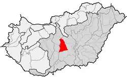 HU microregion 1.2.13. Kiskunsági-homokhát