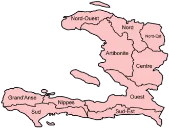 Departementy Haiti