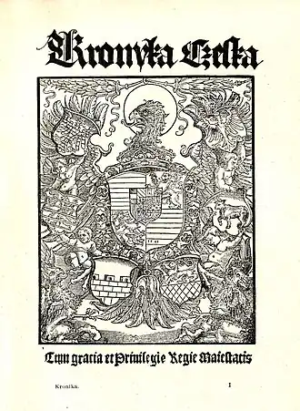 Titulní list prvního vydání