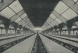 Hala vozovny Pankrác, 1927