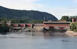 řeka u Hammarstrandu