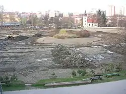 Při revitalizaci rybníka v roce 2009 nebyly žádné zbytky patrné a nebyl ani prováděn další archeologický průzkum