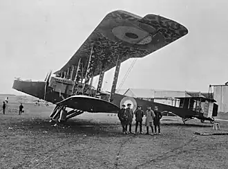 Handley Page O/100 sériové číslo 1459 „Le Tigre“ RNAS