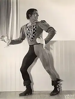 Harcourt Algeranoff (1903-1967), Girolamo, ve Francesca da Rimini, Ballets Russes, studio Annette & Basil Zarov