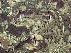 umístění radiových věží