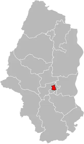 Kanton na mapě departementu Haut-Rhin