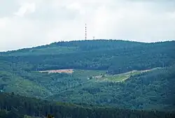 Vrchol hory Haut Folin