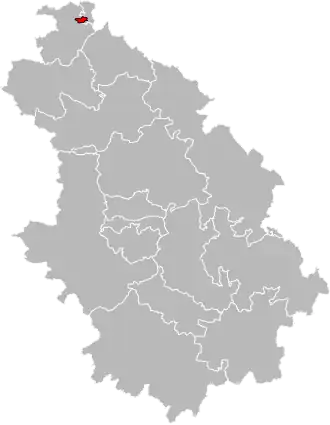 Kanton na mapě departementu Haute-Marne