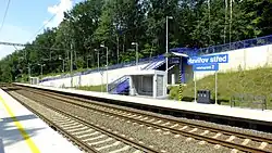 Železniční zastávka Havířov střed