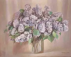 Šeříky (olej na plátně) 1942