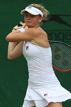 Lucie Havlíčková ve Wimbledonu 2023