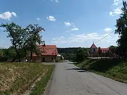 Hlavní ulice v Heřmanicích