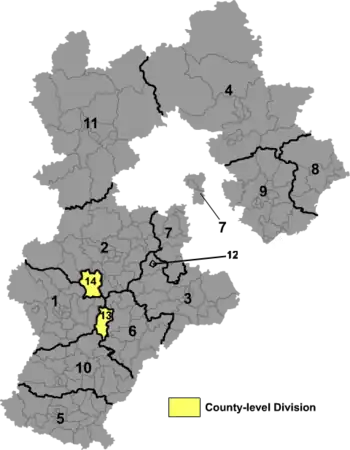 Mapa provincie