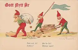 Novoročenka: Šťastný nový rok! Teď dostaneš! Šťastný rok! Skřítci předpovídají!