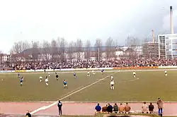 Zápas Regionalligy proti Heilbronnu v roce 1970