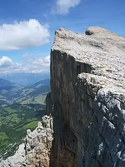 Heiligkreuzkofel od jihu