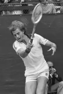 Heinz Günthardt v Hilversumu 1981