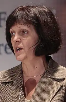 Helena Bambasová jako náměstkyně českého ministra zahraničí na konferenci ke Smlouvě o úplném zákazu jaderných zkoušek (2009)