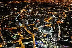 Noční centrum Birminghamu