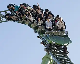 Helix v den svého zprovoznění 26. dubna 2014, Liseberg