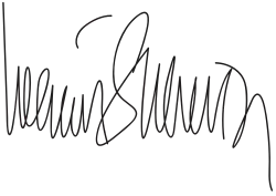 Helmut Schmidt, podpis