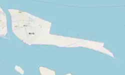 Mapa ostrov Cheng-ša