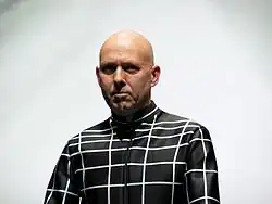 Henning Schmitz během skladby Autobahn na koncertu v Düsseldorfu v lednu 2013