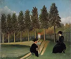 Henri Rousseau, Malíř a jeho model, 1900-1905
