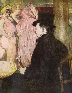 Maxime Dethomas na operním plese, Henri de Toulouse-Lautrec