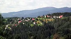 Pohled na Hrčavu z Javořinky