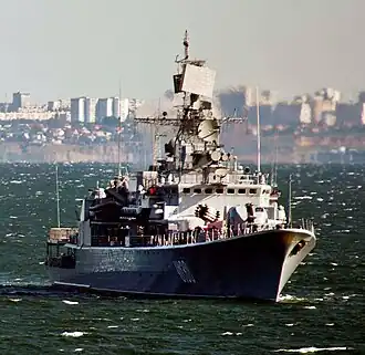 V roce 2012 při cvičení v Černém moři s tureckým námořnictvem a námořnictvem Spojených států amerických