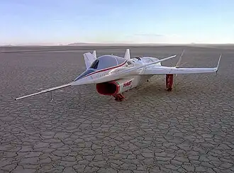 HiMAT po přistání