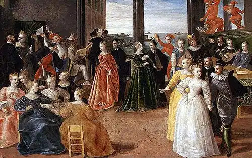 Karneval v Benátkách (kolem 1565)