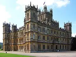 Highclere Castle, kde se film natáčel